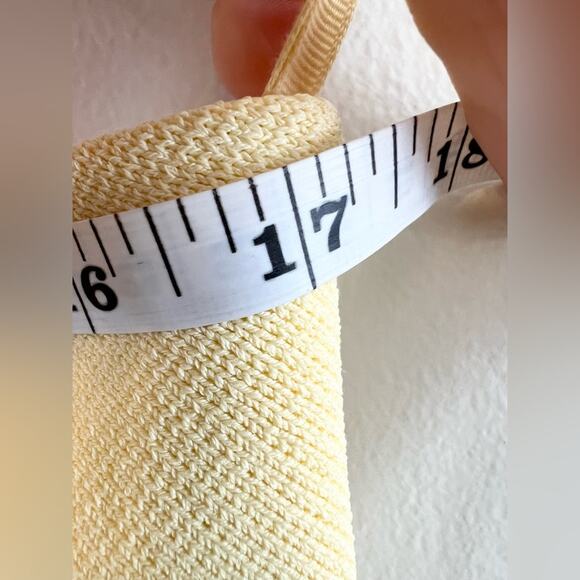 Scanlan Theodore crepe knit ruffle dress one shoulder lemon yellow spring summer - Picture 11 of 12